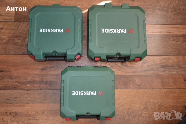 Нови куфари за винтоверти Parkside за 12V и за 20V