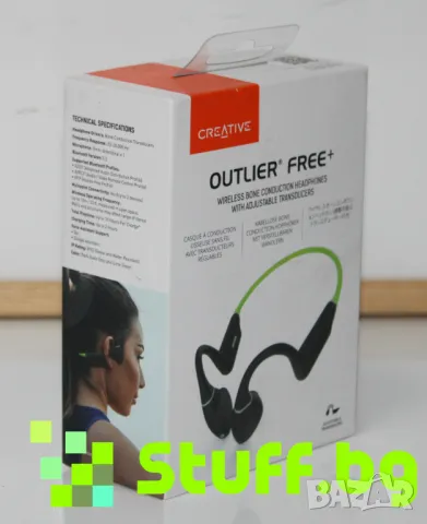 Слушалки Creative Outlier Free + , снимка 2 - Bluetooth слушалки - 49178836