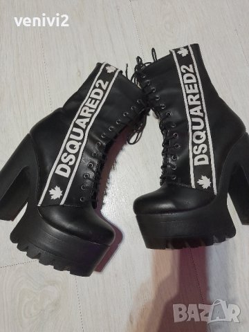 Боти Dsquared , снимка 4 - Дамски ботуши - 42094256