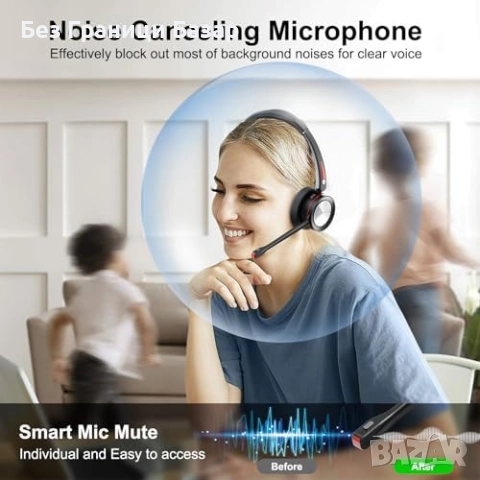 Нови Професионални Bluetooth 5.2 слушалки с 40ч батерия и кристален звук, снимка 2 - Bluetooth слушалки - 51591910