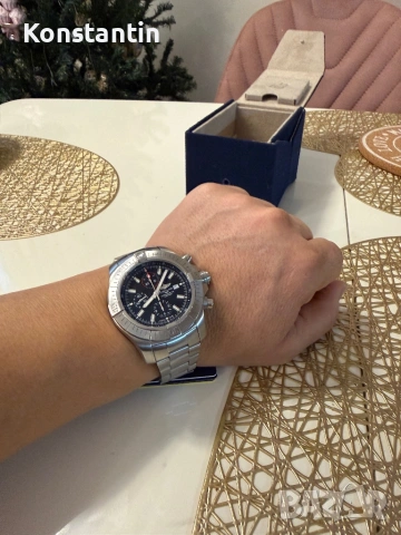 Breitling Super Avenger 48mm. Chronograph. Оригинален, като нов., снимка 10 - Мъжки - 53056836