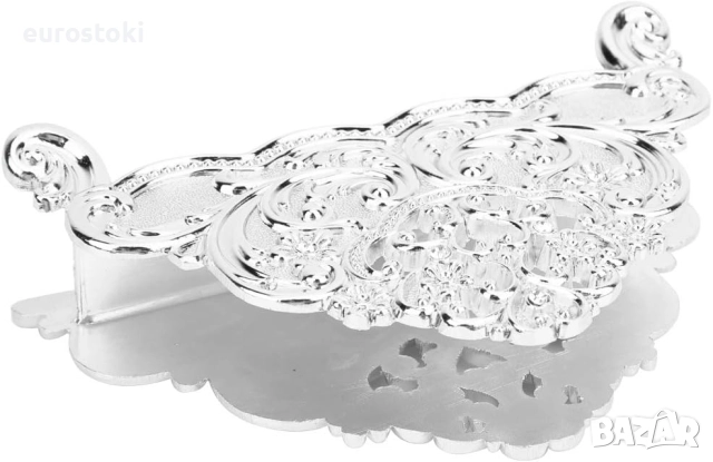 Поставка за салфетки за маса за хартиени салфетки, за ресторант, хотел, сребърна, снимка 5 - Други - 51766238