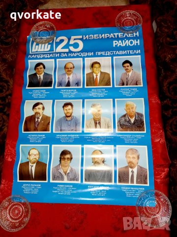 Стари плакати на СДС, снимка 4 - Други ценни предмети - 32106328