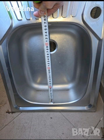 Мивка с ляв отцедник р-р 78х43 см, снимка 6 - Мивки - 52969298