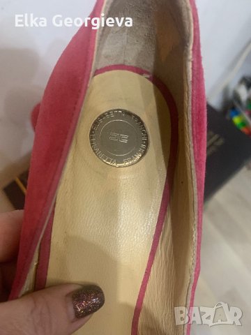 Маркови дамски обувки Elisabetta Franchi 38 номер, снимка 2 - Дамски елегантни обувки - 44342333