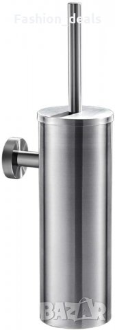 Нова Тоалетна четка със стенен държач от неръждаема стомана за баня