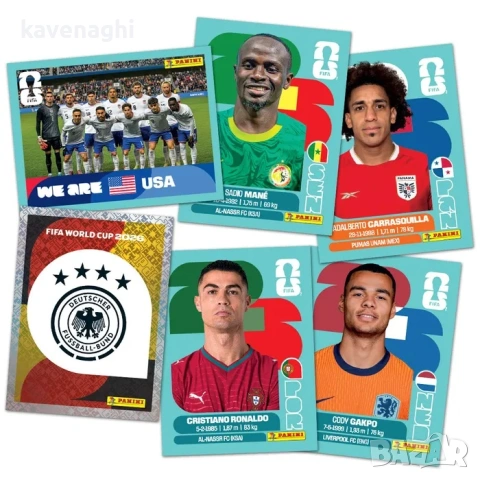 PRE-ORDER: Panini WORLD CUP 2026 празен албум + всички стикери, снимка 3 - Колекции - 54098072