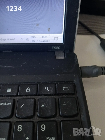 лаптоб леново е530 , снимка 2 - Лаптопи за работа - 52972256