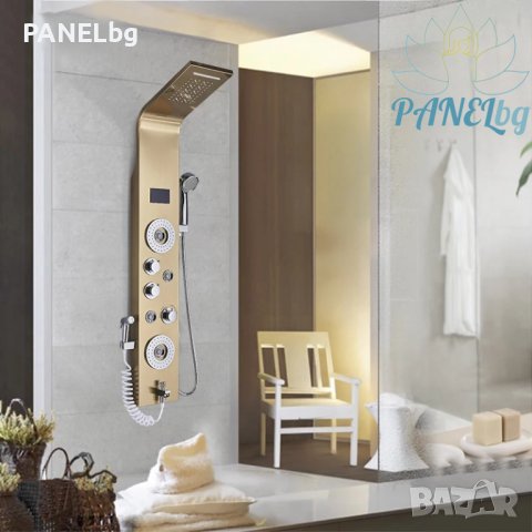 Хидромасажен душ панел Анхел,смесител за баня-БЕЗПЛАТНА ДОСТАВКА