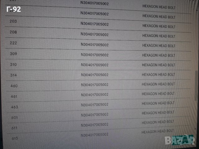 N304017005002**NEU** MERCEDES-BENZ**БОЛТ ЗА МОНТАЖ НА ЛЮК**, снимка 7 - Части - 38654094