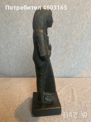 стара статуя на египетската богиня Изида, снимка 5 - Антикварни и старинни предмети - 53938290