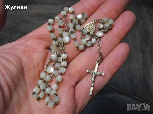 СТАРА СЕДЕФЕНА МОЛИТВЕНА БРОЕНИЦА , снимка 1