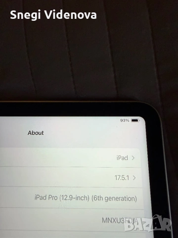 Apple iPad Pro 12.9 512GB M2 (6th gen) A2436, снимка 5 - Таблети - 54299666