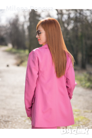 Елегантно сако в розево, снимка 2 - Сака - 44590100