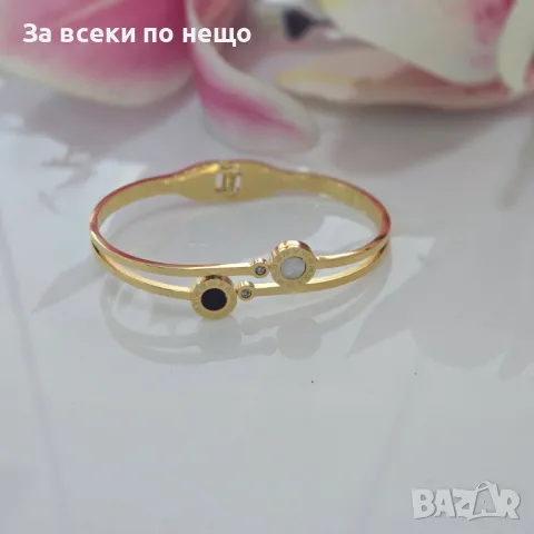 Златиста Гривна С Ефектен Дизайн Код VL-56