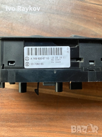 Панел ,Ел.стъкла Mercedes W169 W245, 1698206710,, снимка 2 - Части - 51707046