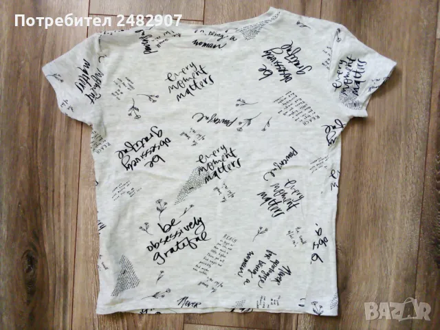 Дамска блуза с къс ръкав, снимка 3 - Тениски - 47700491