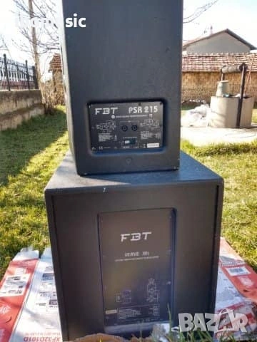 Fbt 4бр.Fbt Psr 215 + 2бр.Fbt Verve 18s, снимка 2 - Тонколони - 54357938