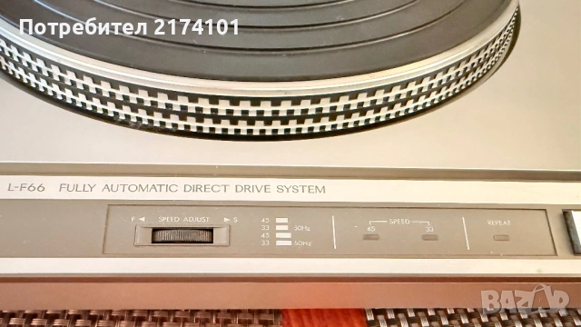 Грамофон JVC L-F66, снимка 3 - Грамофони - 53933018