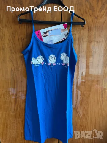 Нова дамска нощница S Виенетта Vienetta потник тънка презрамка