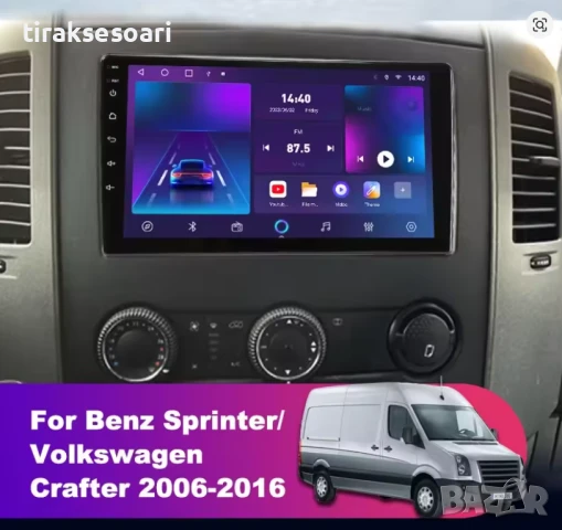 Мултимедия Android CarPlay за Mercedes Sprinter W906 VW Crafter Камера