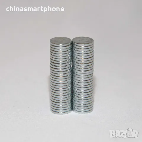 Неодимов магнит 9.5x1.15mm N52 1200-1600Gs 0.58гр микро цилиндър | moqtmagazin.com, снимка 6 - Други машини и части - 47698371