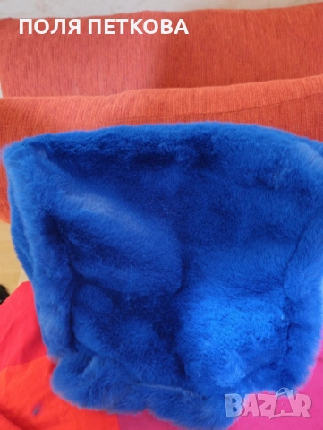 Синя пухкава чанта, снимка 5 - Чанти - 53960613