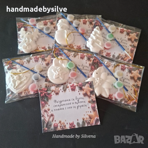 коледни фигурки за оцветяване , снимка 2 - Фигурки - 52665580