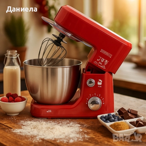 Планетарен кухненски миксер Royalty Line RL-PKM-700.472.2S, снимка 2 - Миксери - 51879146