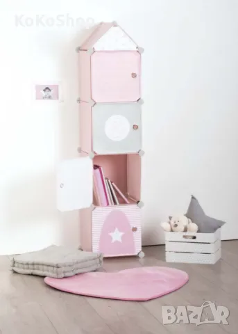 Етажерка за детски играчки-140х34х24 см./органайзер за играчки