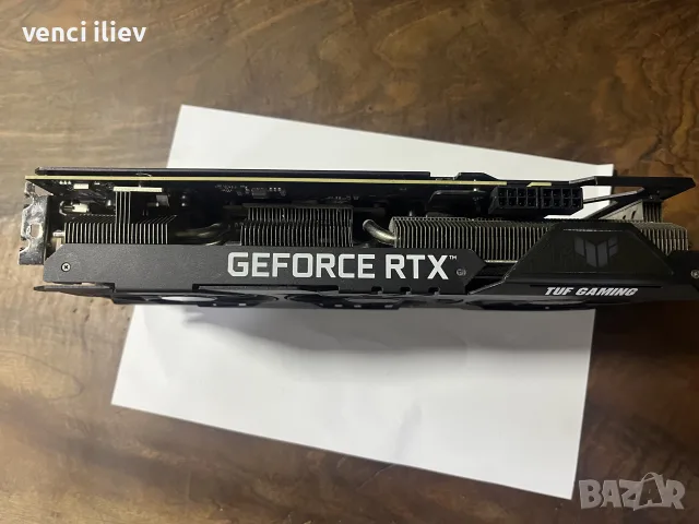 Asus tuf rtx 3070 8 gb vram gpu видео карта, снимка 6 - Видеокарти - 55793288