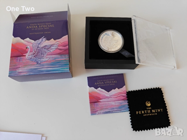 Сребърна монета 1 oz Australian Swan 2025 1oz, снимка 3 - Нумизматика и бонистика - 52706790