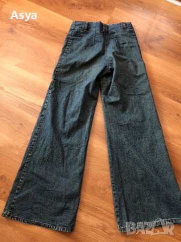 Дънки с широки крачоли, снимка 5 - Дънки - 40456647