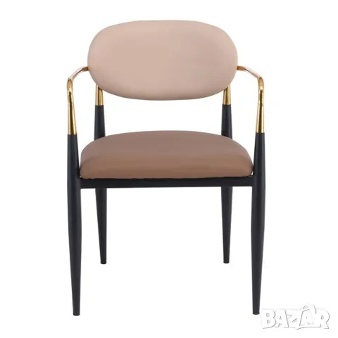 Фотьойл Стол трапезен Olive Бежов капучино, снимка 4 - Столове - 47640409