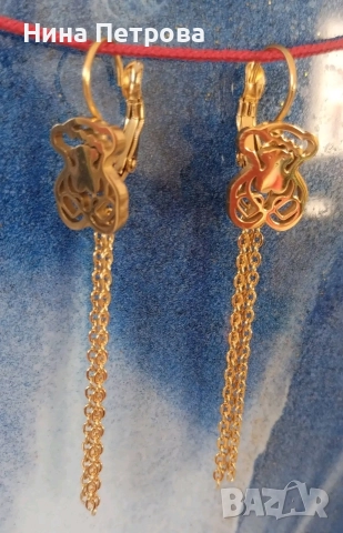 Два чифта обеци на цената на един, снимка 4 - Бижутерийни комплекти - 52853875