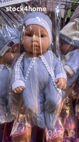 ПРОМО!! Реалистично Говорещо Бебе на български със шише , 30 см , снимка 4 - Кукли - 52183335