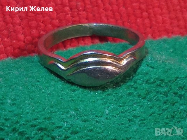СТАР МАЙСТОРСКА ИЗРАБОТКА ПОСРЕБРЕН ПРЪСТЕН БЛАГОРОДНА НЕРЪЖДАЕМА СТОМАНА ВИНТИДЖ АРТ БИЖУ 25812, снимка 5 - Антикварни и старинни предмети - 35746447