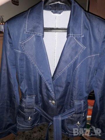 Дамски пролетно-есенен костюм без подплата дълга пола и сако