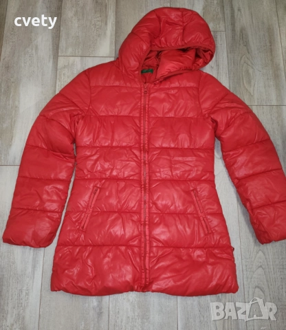 Детско зимно яке Benneton за ръст 164, снимка 2 - Детски якета и елеци - 51799460