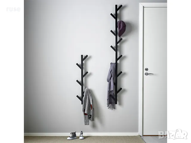 НОВИ! Закачалка за дрехи 6 куки стенен монтаж Два цвята, снимка 11 - Закачалки - 48592685