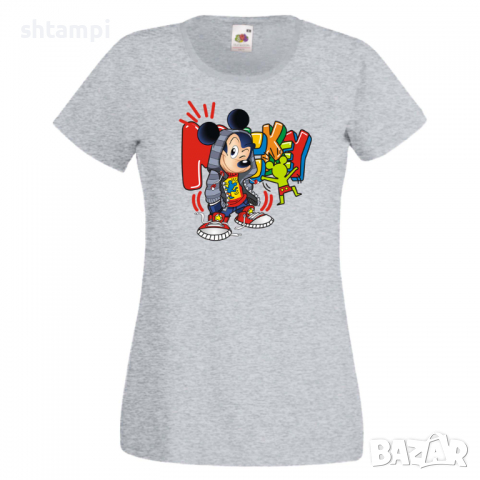 Дамска тениска Mickey Teenager Мини Маус,Микки Маус.Подарък,Изненада,, снимка 4 - Тениски - 36529685
