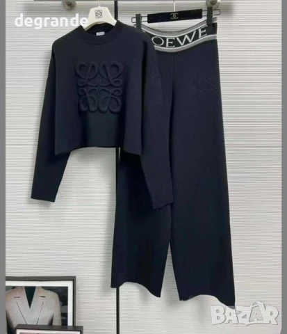 Черен дамски комплект Laowe , снимка 3 - Комплекти - 51383321