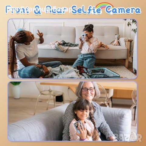 Нова 1080P Детска Камера SJCAM - Хит Подарък за Рожден Ден и 1 юни, снимка 6 - Фотоапарати - 44211507