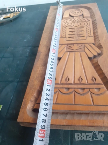 Авторска българска дърворезба пано за стена, снимка 6 - Антикварни и старинни предмети - 53280666