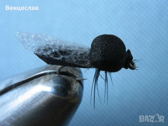 Изкуствени мухи - мушица Bibio, снимка 13 - Стръв и захранки - 54304586