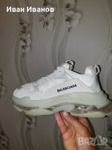  сникарси  Balenciaga Triple S Clear Sole  номер 43, снимка 9 - Маратонки - 42437678