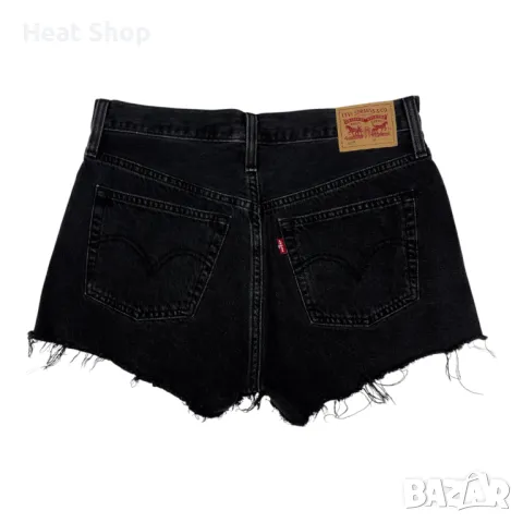 Дамски къси дънки Levis 501 Ripped Cutoff Denim Shorts, снимка 2 - Къси панталони и бермуди - 50403114