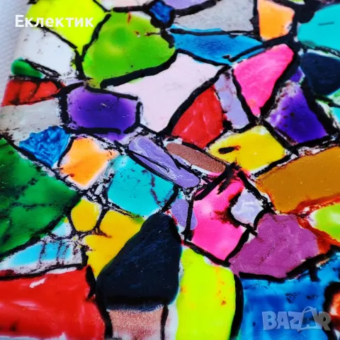 Мозайка. Акрил върху керамична плоча. Оригинал, снимка 17 - Декорация за дома - 48403763