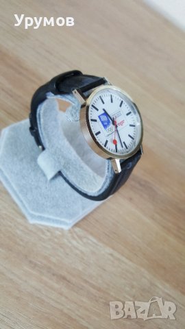 Рядък винтидж часовник Mondaine Olympic Games Lillehamer 1994 - SWISS MADE, снимка 4 - Други - 36686689