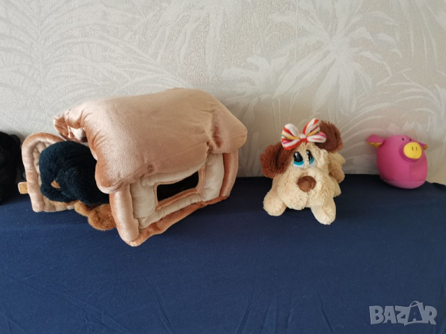 Плюшена играчка куче с къщичка, снимка 3 - Плюшени играчки - 36547417